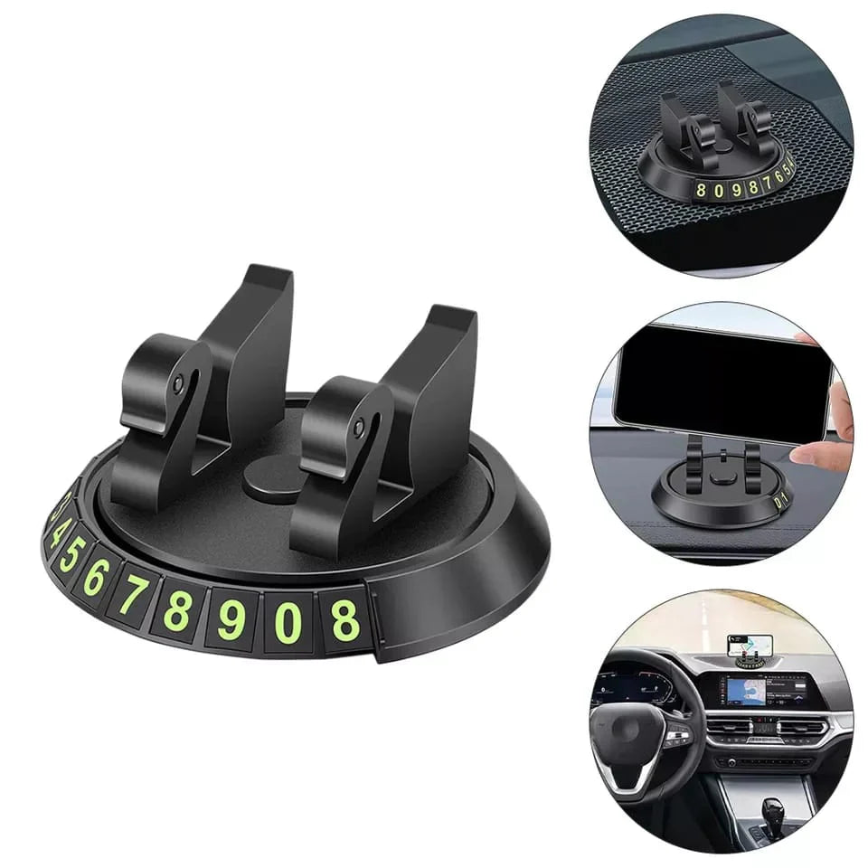 Versatile 360° Dashboard Phone Mount for Cars