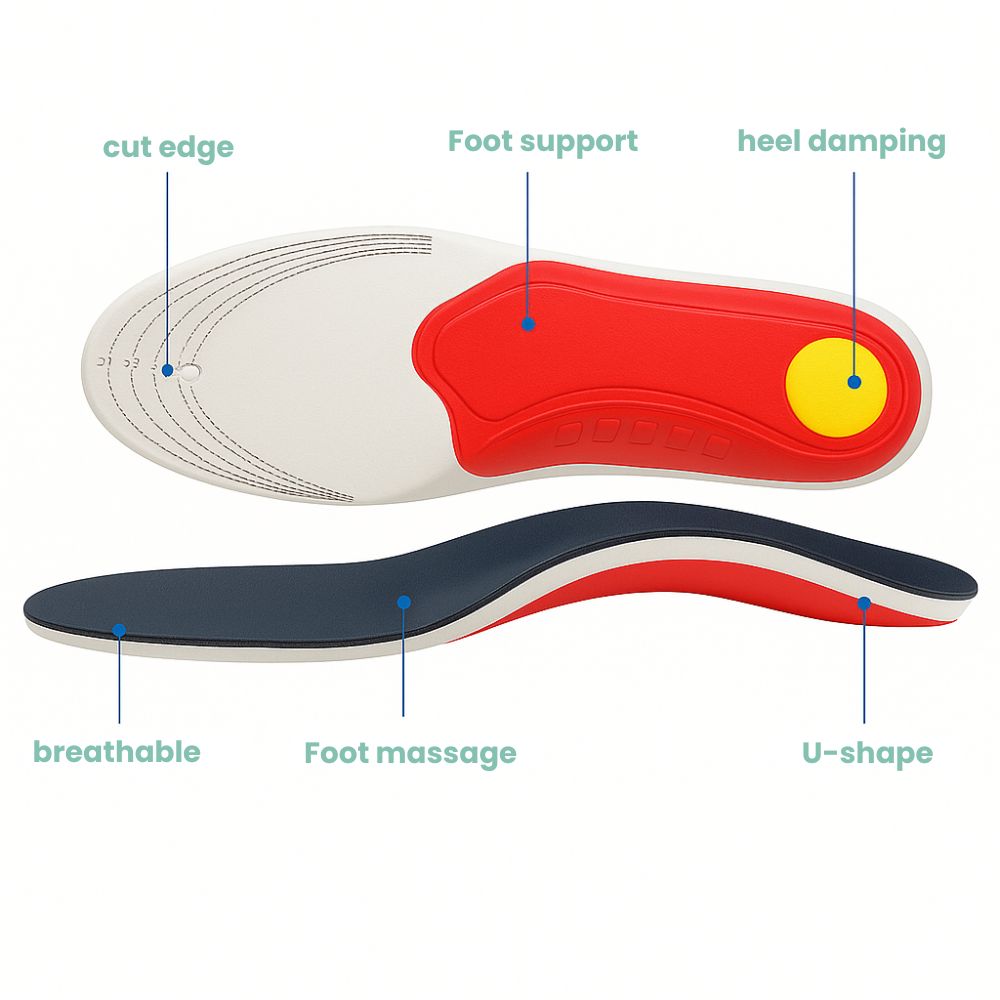 Foot Bliss Insoles - Elevate Comfort & Support (Buy 1 Get 1 Free)