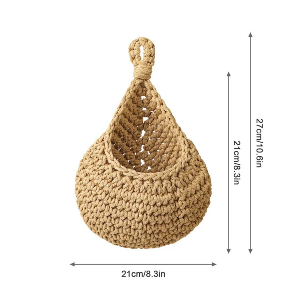 Stylish Eco-Friendly Hanging Storage Basket