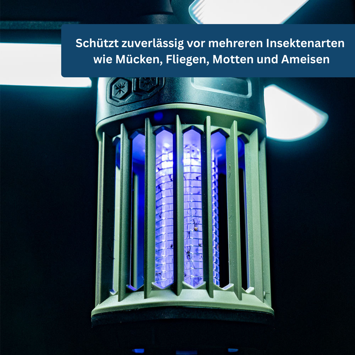 Mosquito Shield LED Lantern: Dual-Function Comfort
