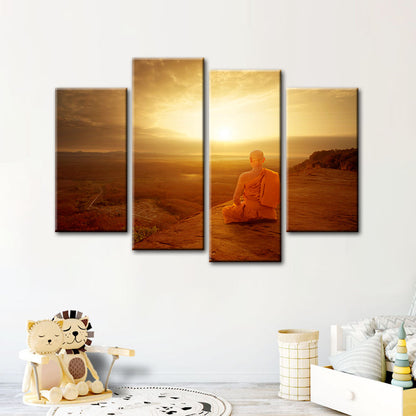 4-Piece Coastal Serenity Canvas Art Set