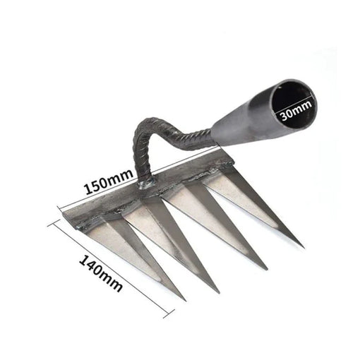 Heavy-Duty Iron Weeder Tool for Garden Maintenance