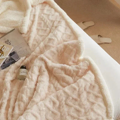 Thick Winter Fleece Blanket - Cozy Warmth