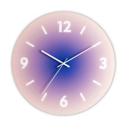 Modern Decorative Wall Clock with Glass Design