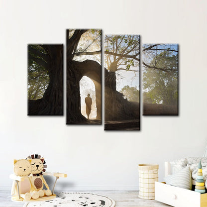 Serene Nature Canvas Art Set - 4 Piece Wall Decor