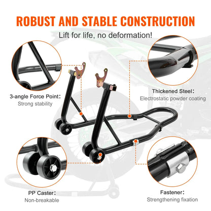 Heavy-Duty Motorcycle Lift Stand for Effortless Maintenance