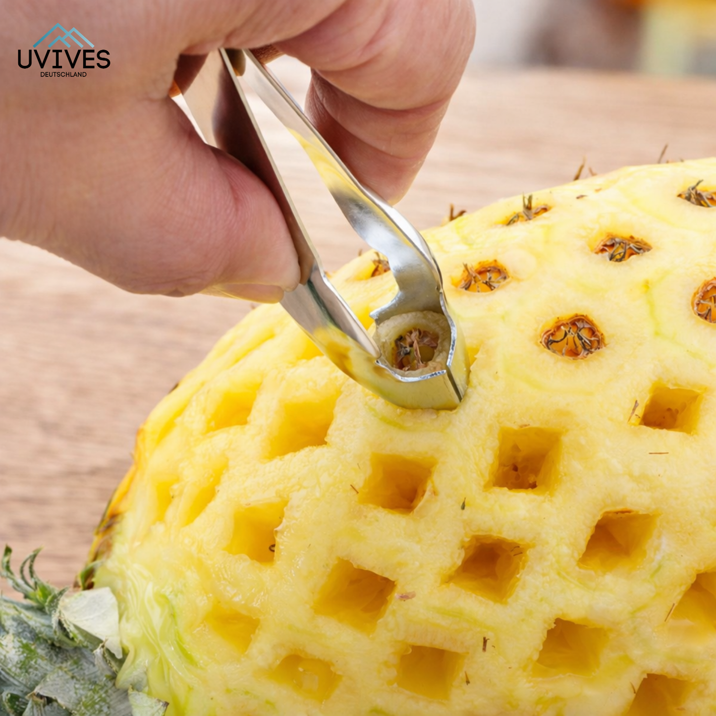 Effortless Stem Removal Tool for Keeping Fruits Intact