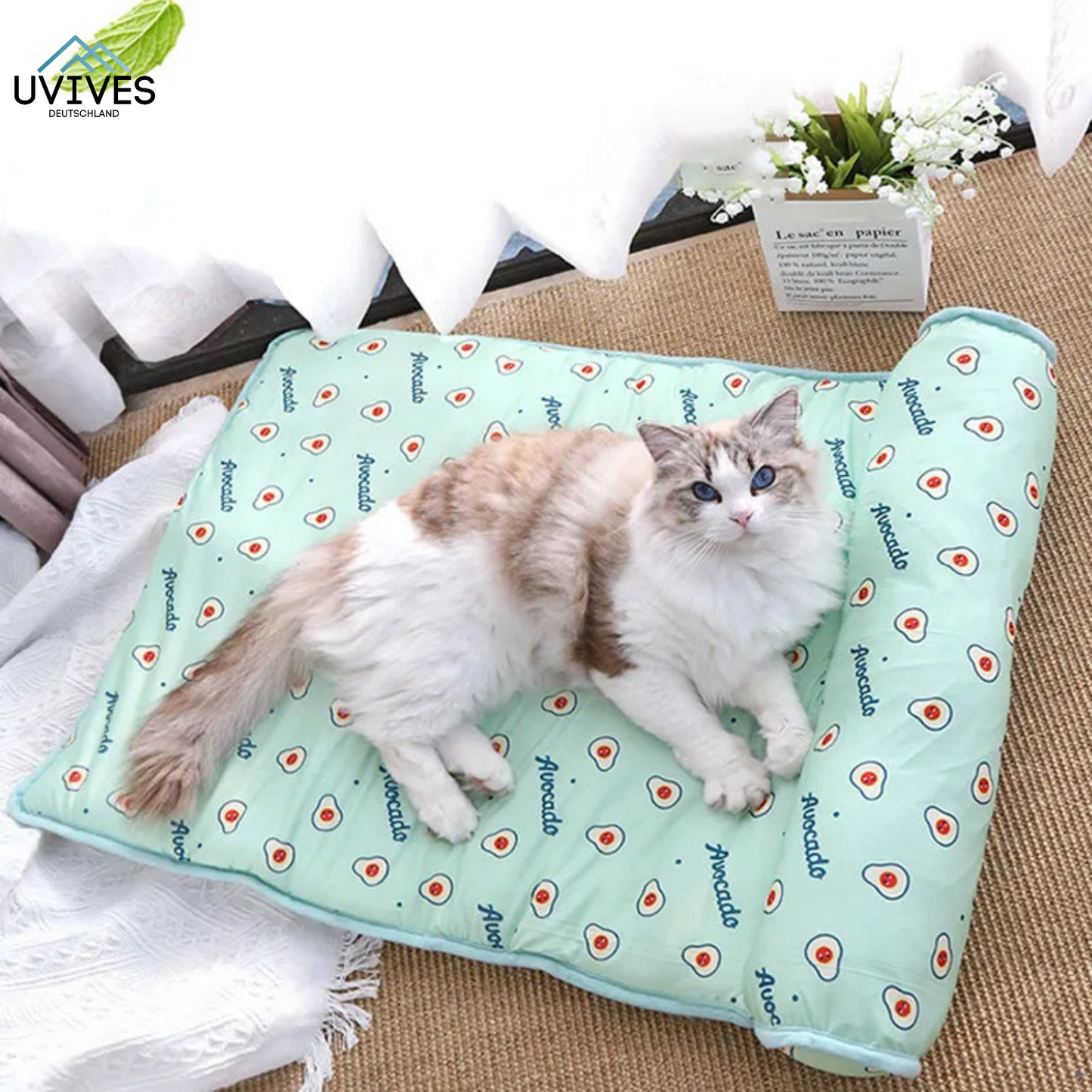 50% OFF | Ice Silk Cooling Mat for Dogs and Cats [Last Day Discount]