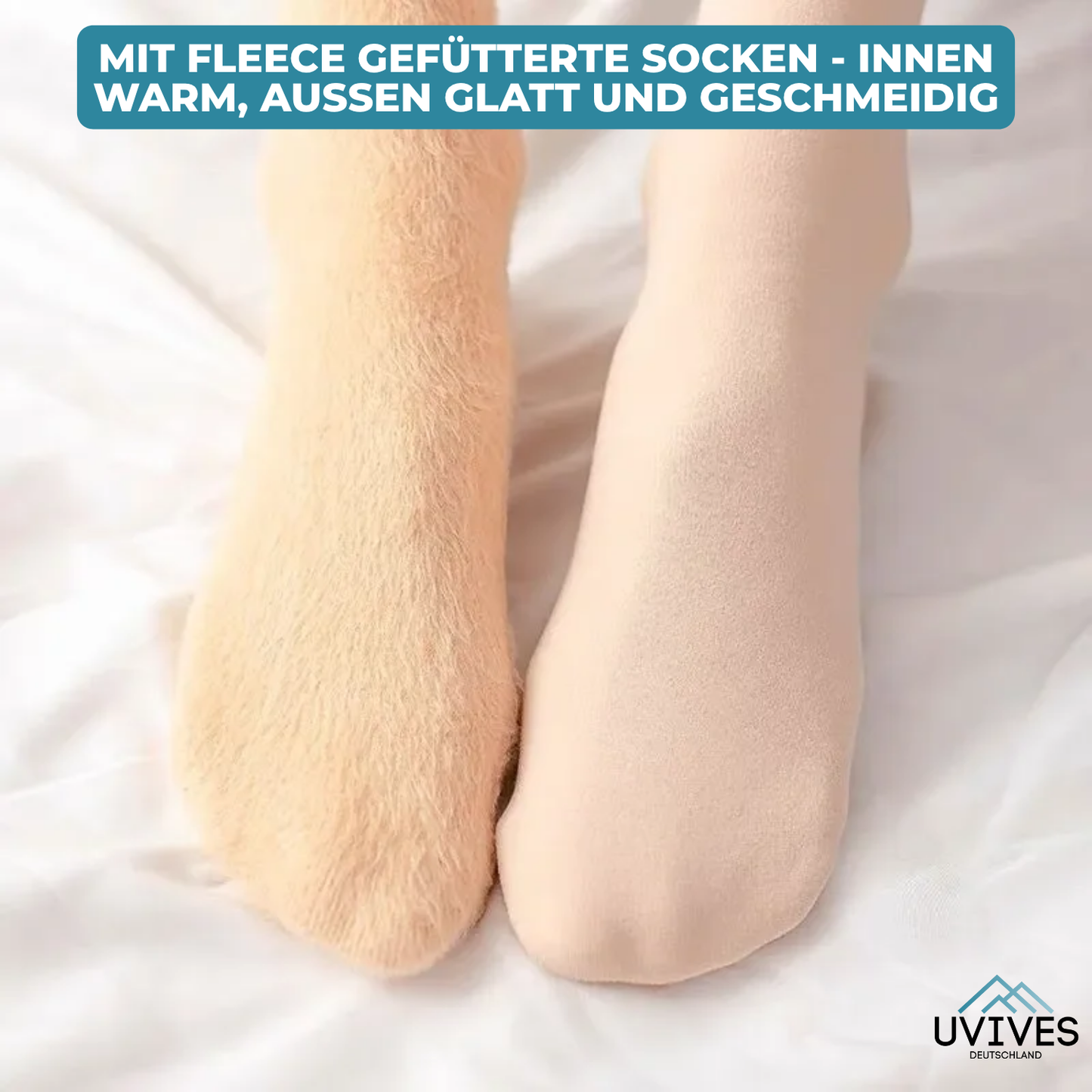 4 Pairs + 4 Free | Cozy Socks That Keep Your Feet Warm!
