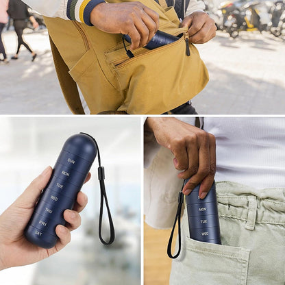Travel-Friendly 7-Day Pill Organizer for Easy Medication Management