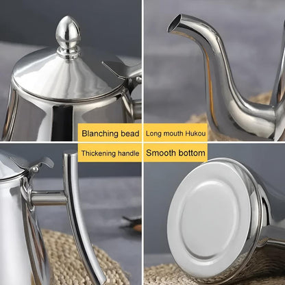 Premium Steel Kettle with Integrated Filtration System
