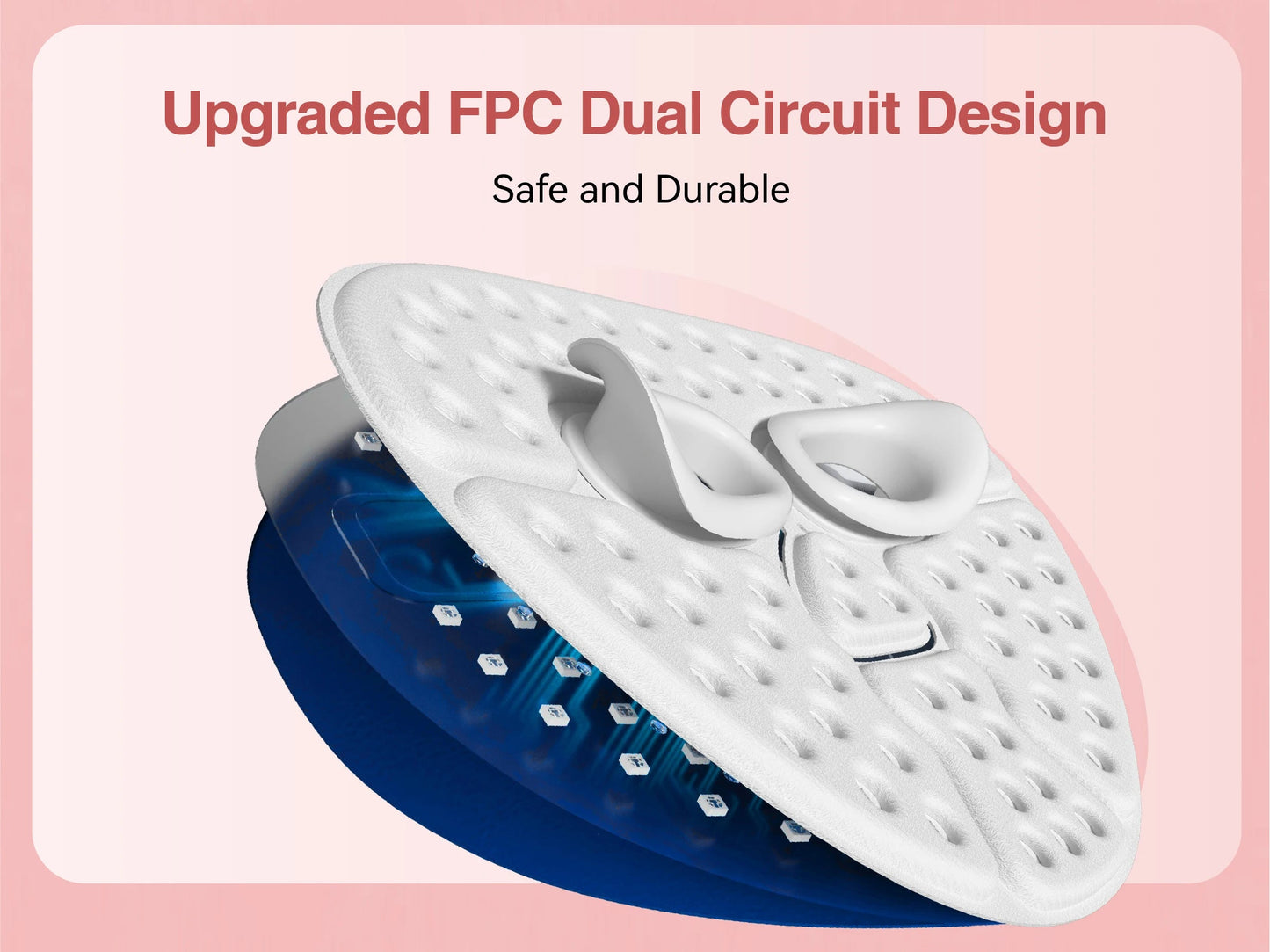 Wireless LED Light Therapy Mask for Skin Radiance, Acne, and Wrinkles
