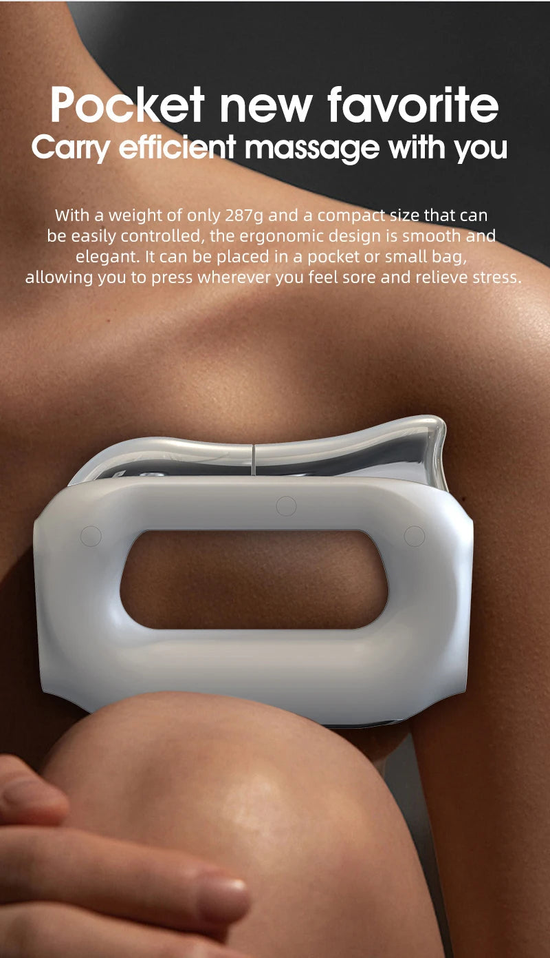 Electric Muscle Scraper with Heat – Fascia Massage Tool, Vibration & Microcurrent