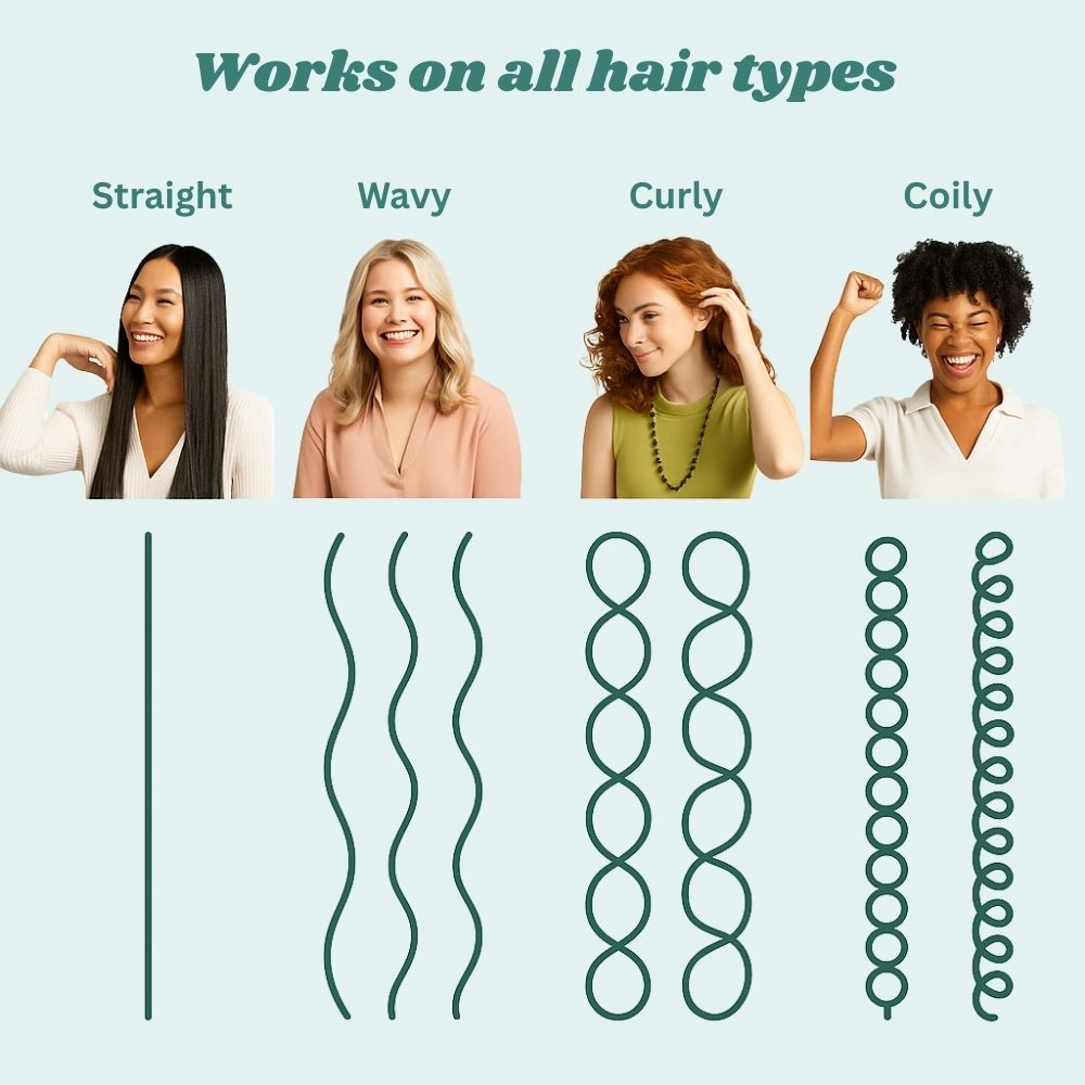 Curl Master Duo: Effortless Detangling & Wave Definition