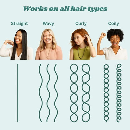 Curl Master Duo: Effortless Detangling & Wave Definition