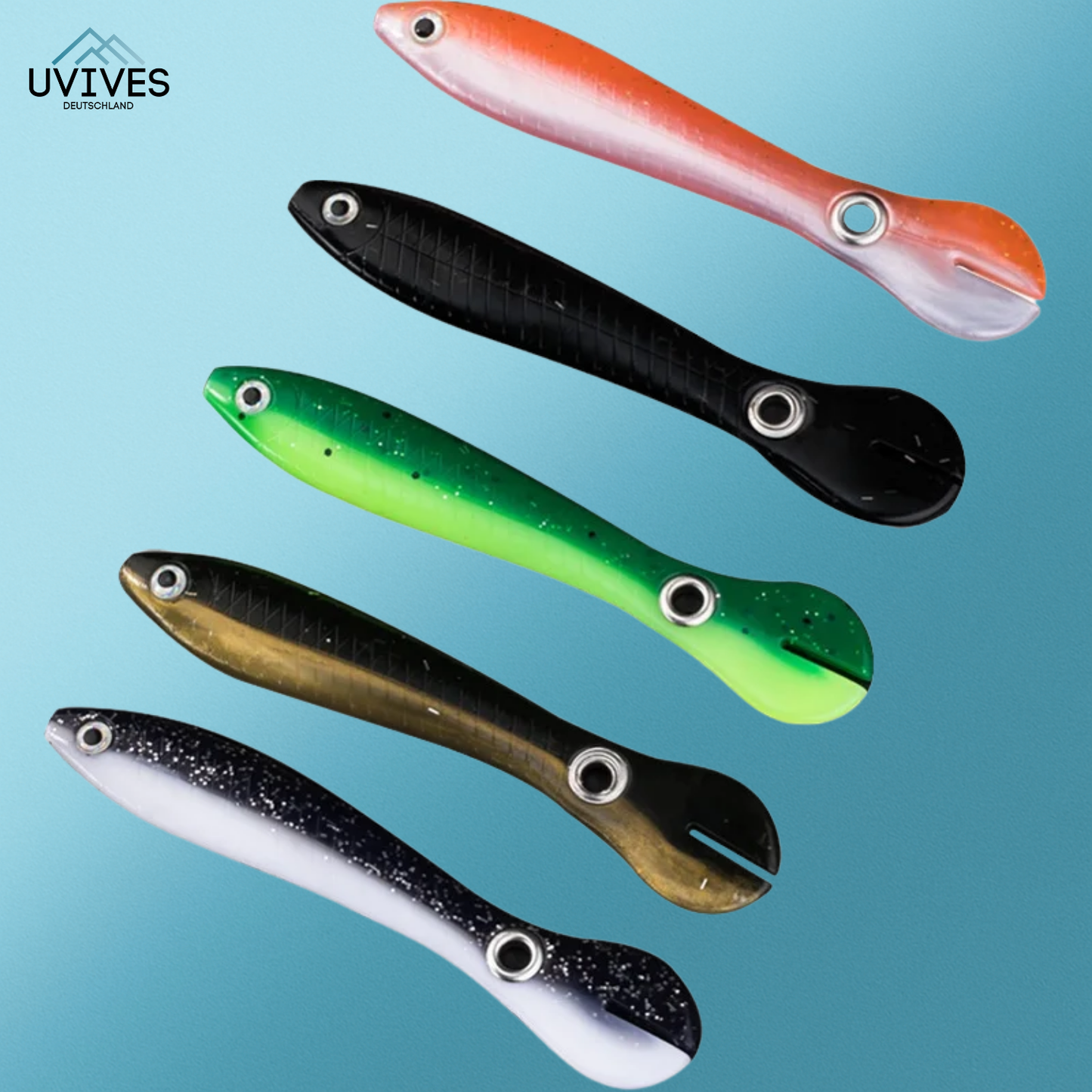 Realistic Fishing Lures - Set of 5 That Fish Can't Resist