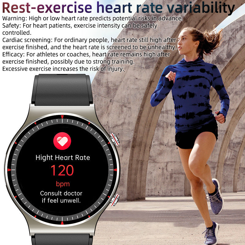 Smartwatch for Health Monitoring: EKG, Blood Oxygen, Heart Rate