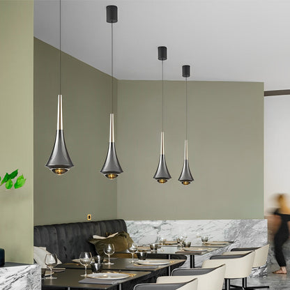 Modern LED Chandelier with Adjustable Height - Minimalist Creative Design