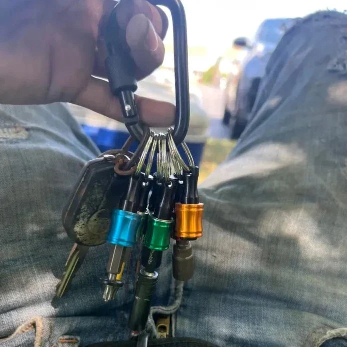 Hex Screwdriver Head Holder with 1/4" Hiking Buckle