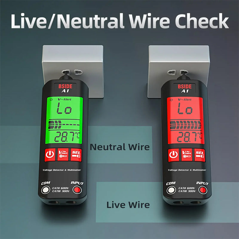 SmartSense Automatic Voltage Detector with LCD Display