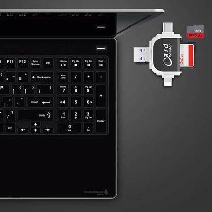 Versatile 4-in-1 Universal SD and TF Card Reader
