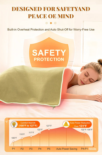 Infrared Heating Blanket for Full Body Light Therapy and Relaxation