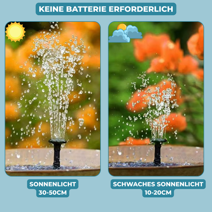 Solar Fountain for Tranquility and Elegance in the Garden