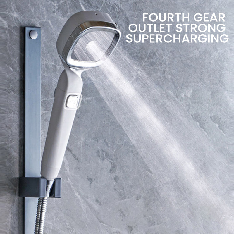 Versatile Handheld Shower Head with 4 Spray Modes & Pause Feature