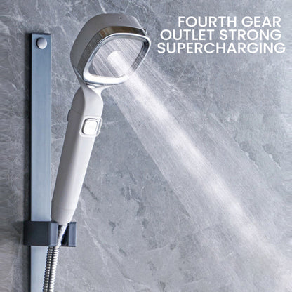 Versatile Handheld Shower Head with 4 Spray Modes & Pause Feature