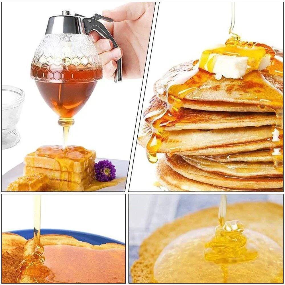 Easy Pour Honey Dispenser with Warm Water Base