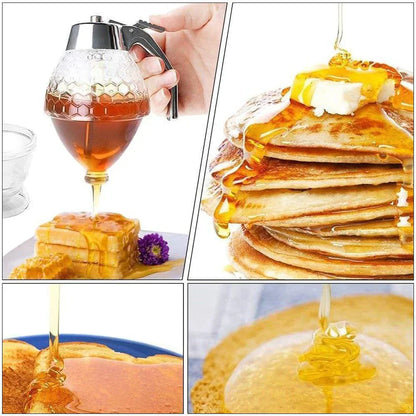 Easy Pour Honey Dispenser with Warm Water Base