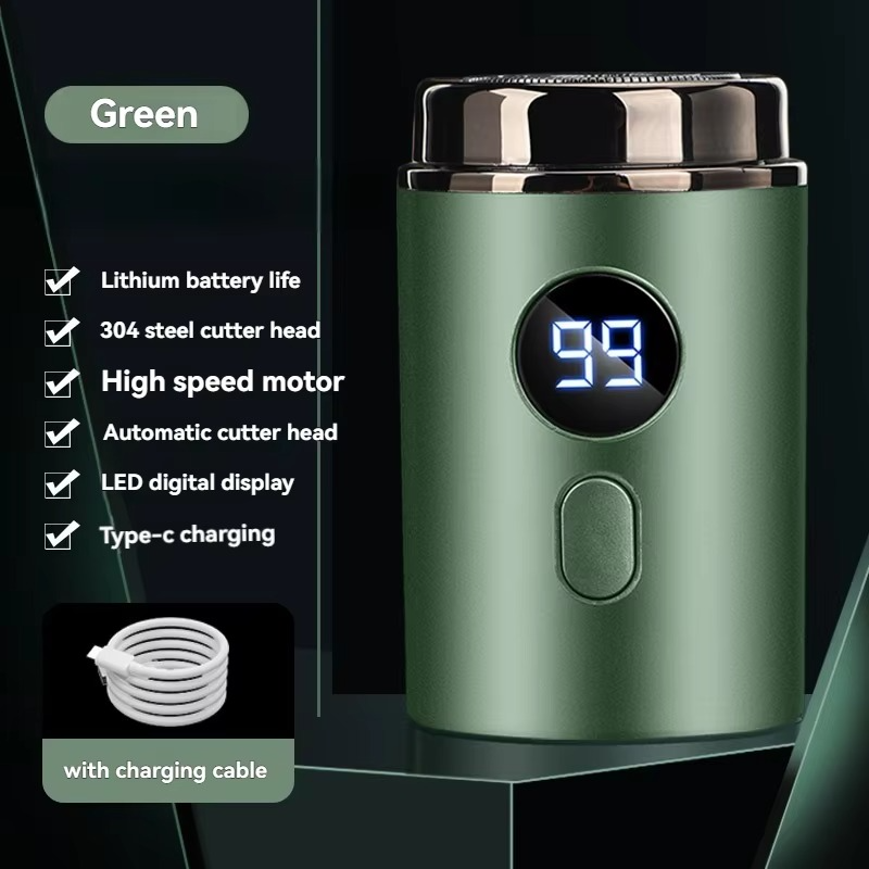 Compact Rechargeable Electric Shaver for Effortless Grooming