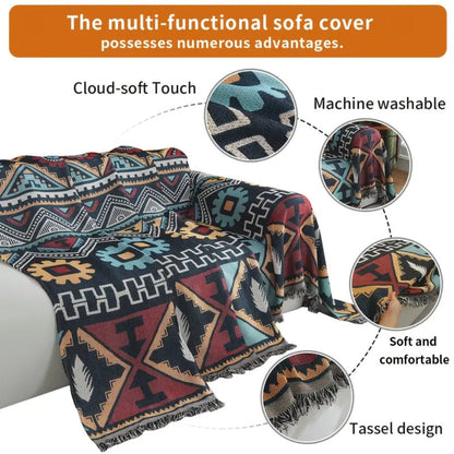 Chic Tribal Pattern Sofa Protector
