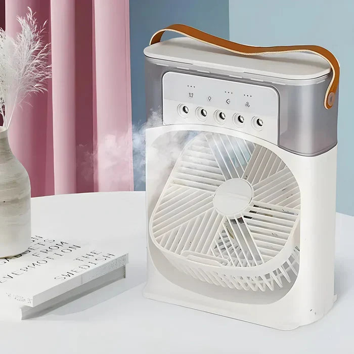 7-Colour LED Light and 3-in-1 Fan - Versatile Cooling Solution