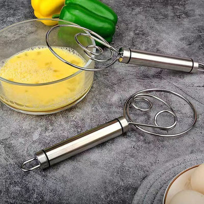 Stainless Steel Dough Whisk for Easy Mixing