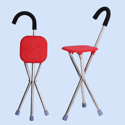 Portable Folding Stool for Crutches – Ergonomic Design for Comfort