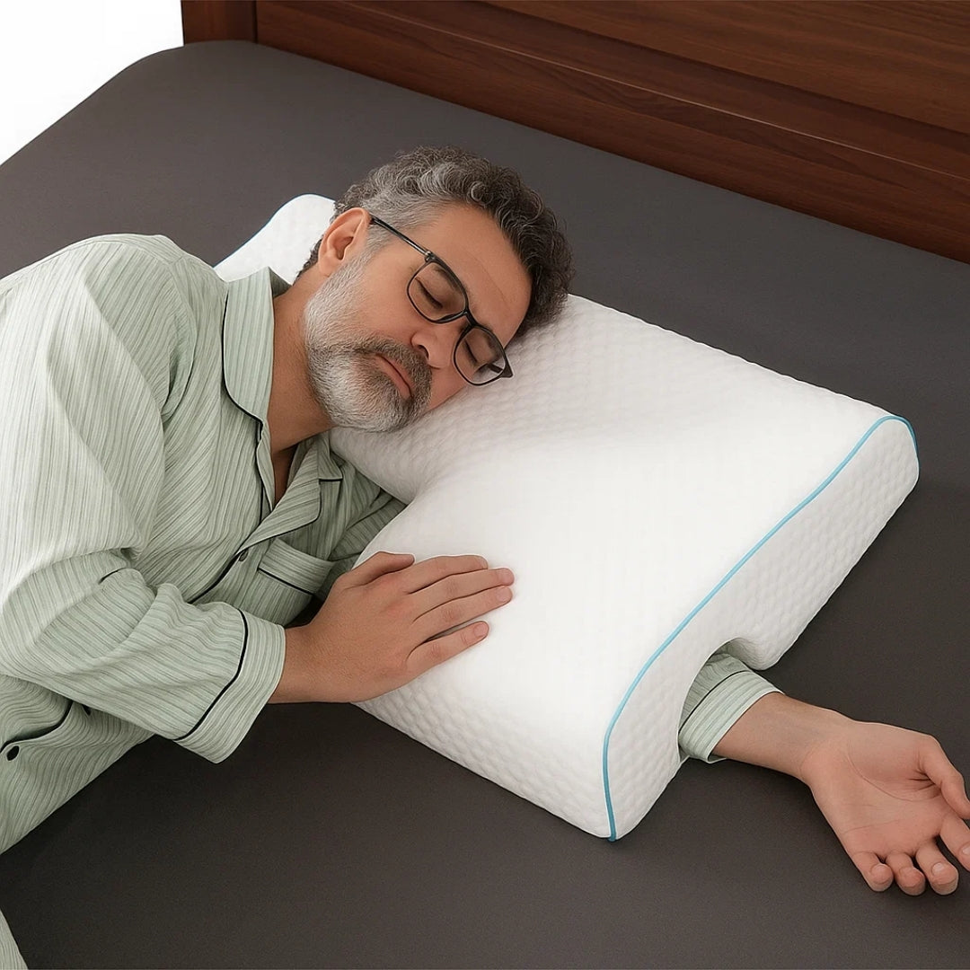 Orthopedic Neck Support for Pain Relief – Enhanced Sleep Comfort