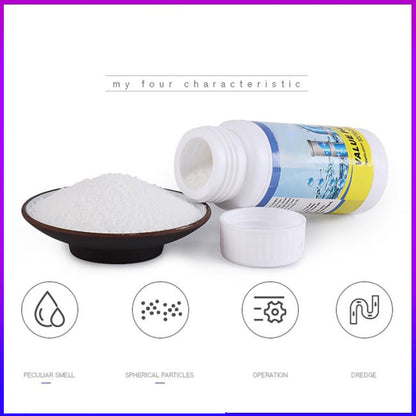 Powerful Drain Cleaner Powder with Active Foam | Eliminates Grease, Hair & Blockages | Odor Neutralization | Ideal for Sinks, Showers & Balconies