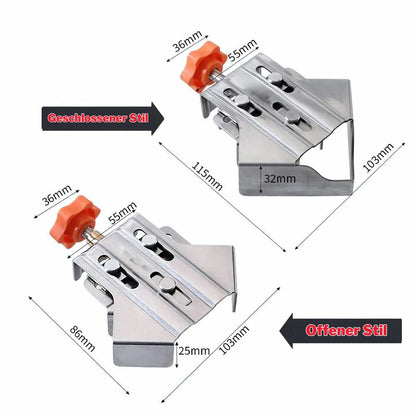 Buy One Get One Free | Stainless Steel Corner Clamps - Last Day Discount