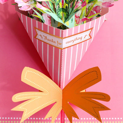 Artistic Pop-Up Greeting Card for Mother's Day
