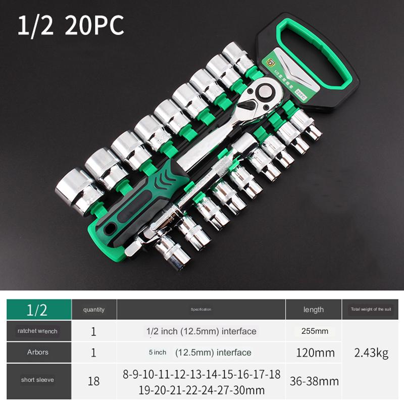 Multi-Function Wrench Tool Set for Various Sizes