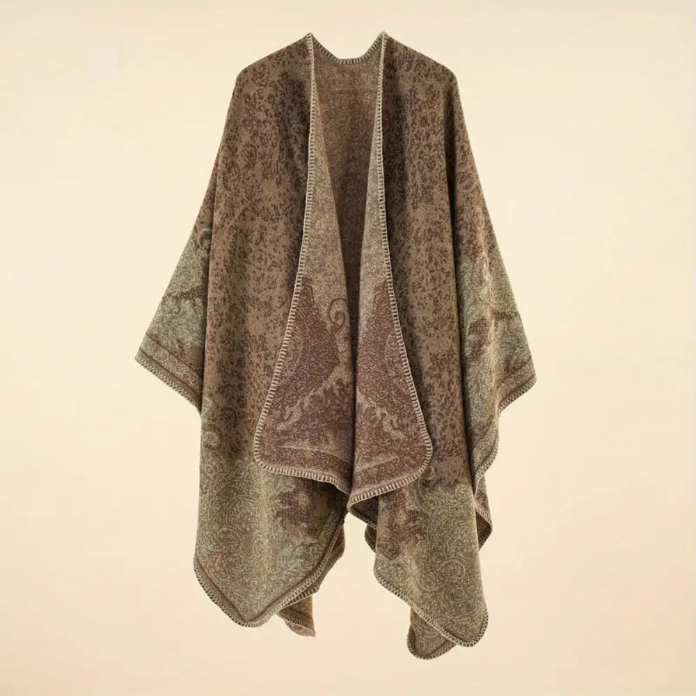 Elegant Jacquard Blanket Wrap for All Seasons