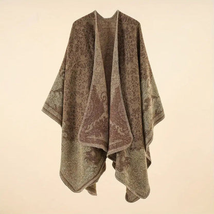 Elegant Jacquard Blanket Wrap for All Seasons