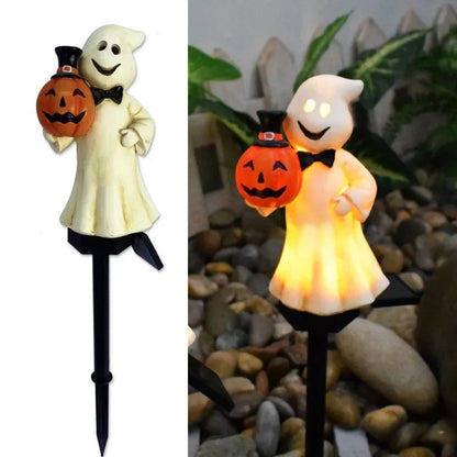 Enchanting Solar-Powered Outdoor Pumpkin Lantern
