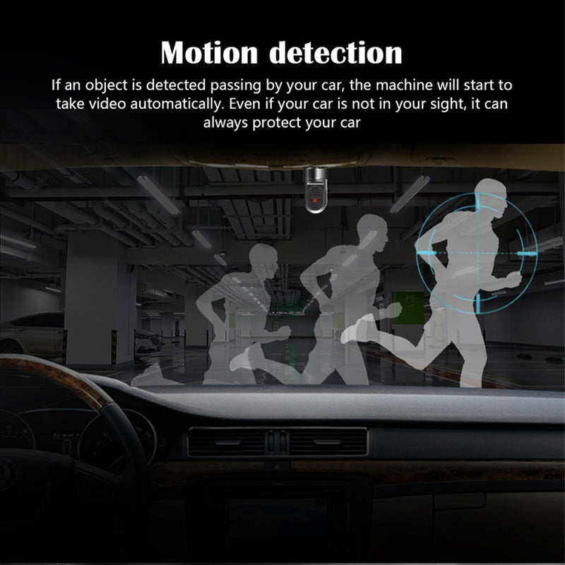 360° Rotating Mini Dash Camera with 1080P HD Resolution