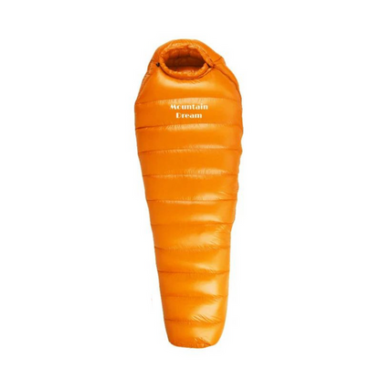 Winter Sleeping Bag - Down Insulation, 400T Ripstop Nylon, -20°C Rated