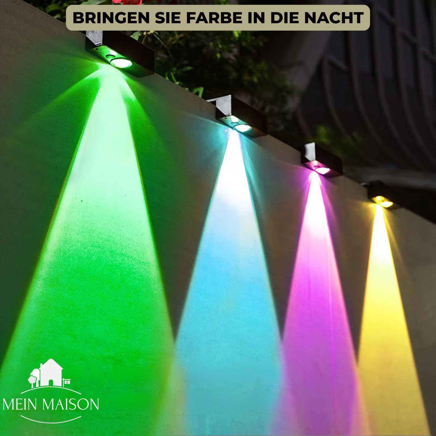 Solar Garden Light – Wireless & Weatherproof IP65 with 3 Lighting Modes