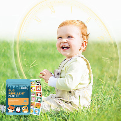 Gentle Herbal Mosquito Defense Stickers for Kids