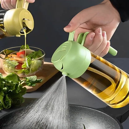 Multi-Functional Oil Dispenser and Sprayer for Cooking & Grilling