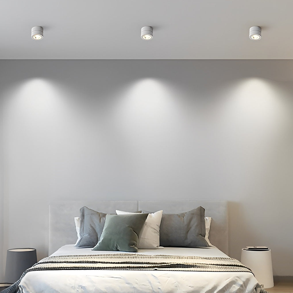 Round LED Spotlight with Adjustable Design